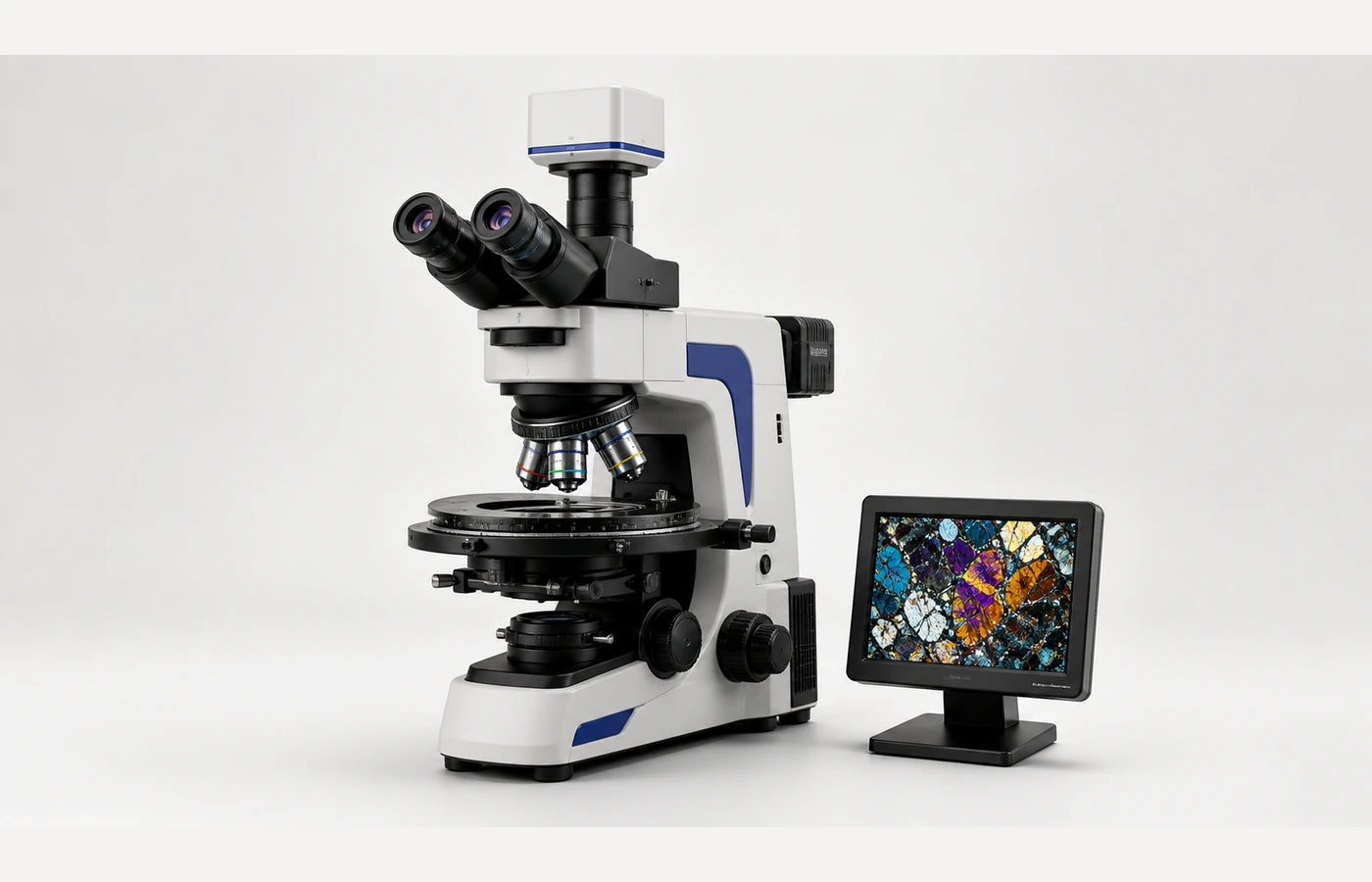 Representative Polarised Light Microscopy / Petrography (PLM) equipment selected for the TESTDOG service catalogue
