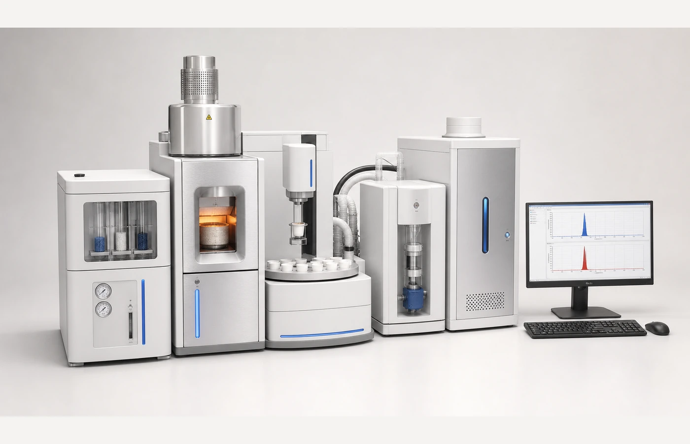 Representative Carbon and Sulfur Analysis equipment selected for the TESTDOG service catalogue
