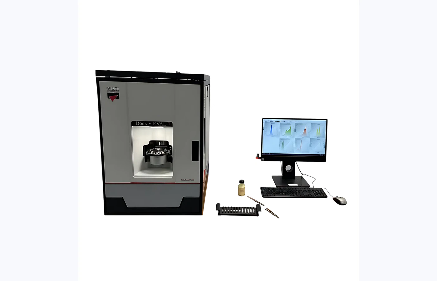 Representative Rock-Eval Pyrolysis and Organic Matter Typing equipment selected for the TESTDOG service catalogue