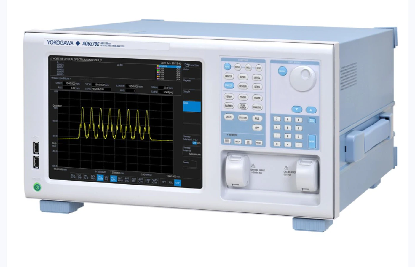 Representative Optical-Fibre Spectral Testing equipment selected for the TESTDOG service catalogue