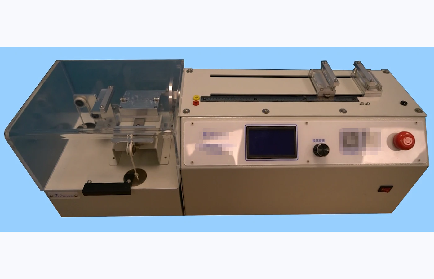 Representative Flexible Material Mechanical Testing equipment selected for the TESTDOG service catalogue
