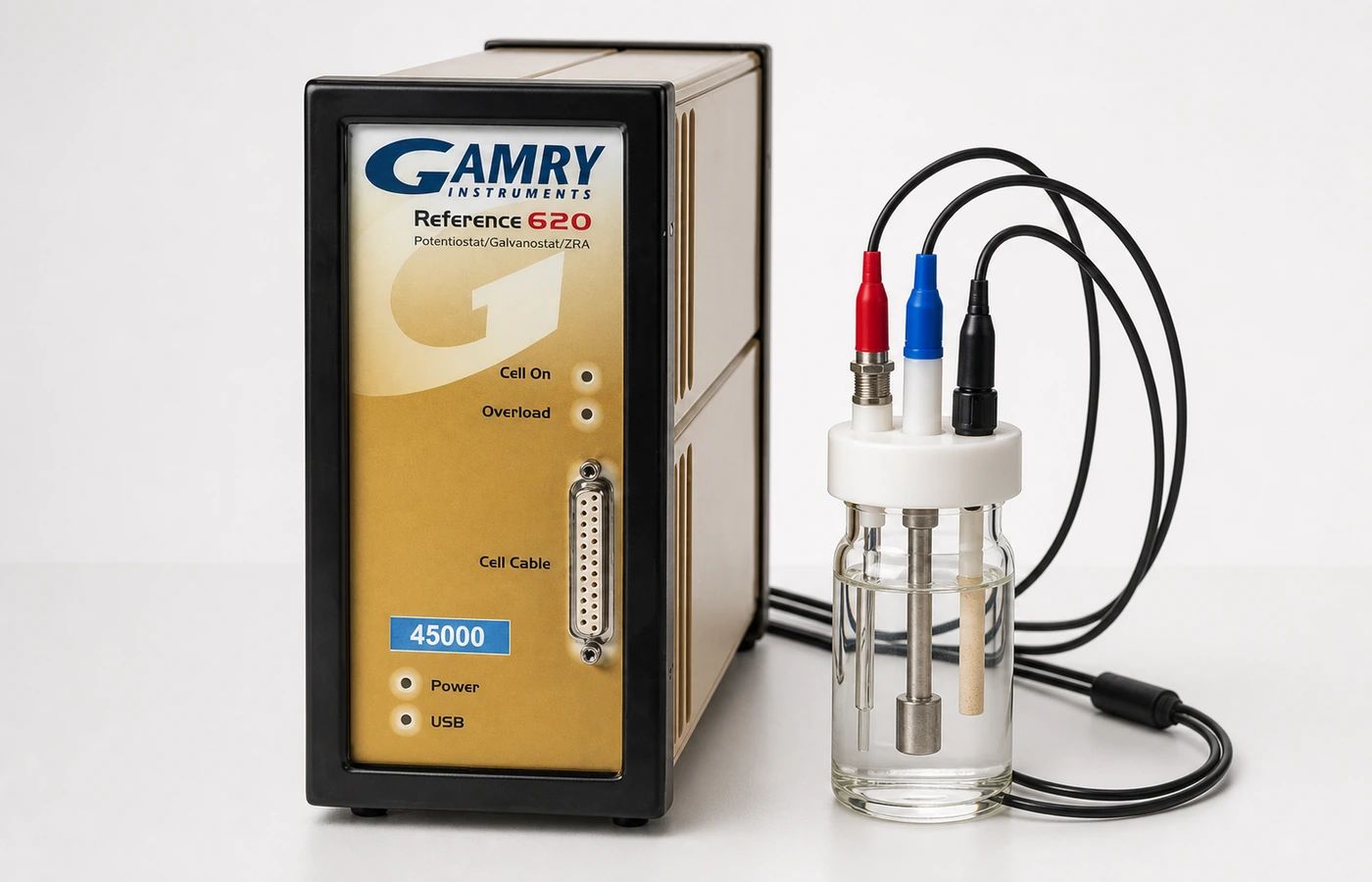 Potentiostat used for electrochemical corrosion testing