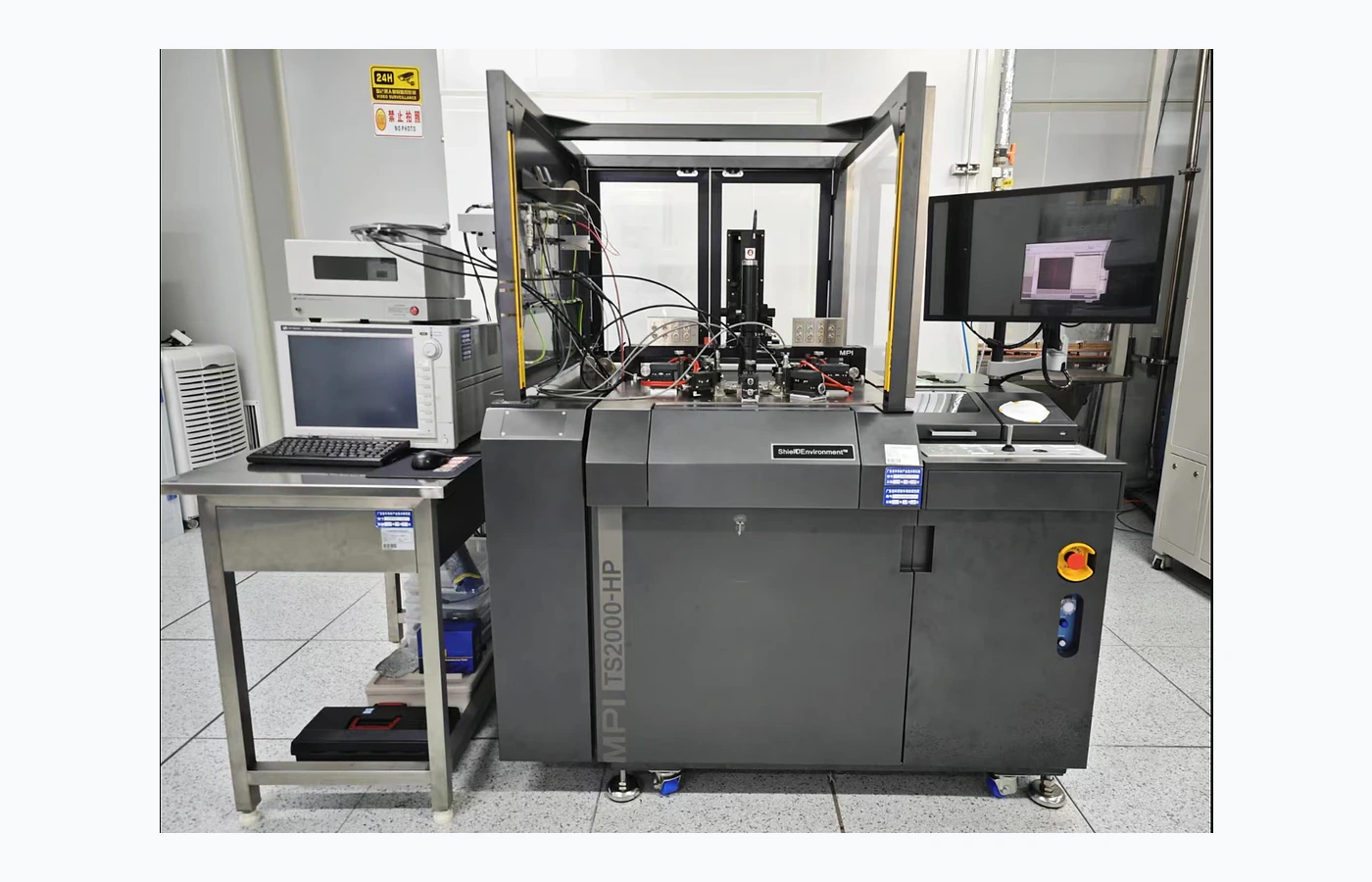 Representative semiconductor parameter analyser and wafer probe station