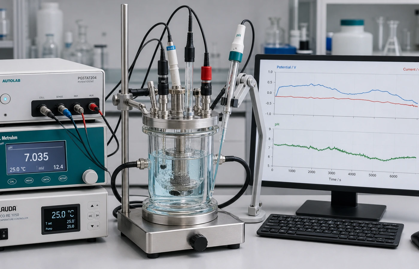 Representative In-situ Electrochemical pH Measurement equipment selected for the TESTDOG service catalogue
