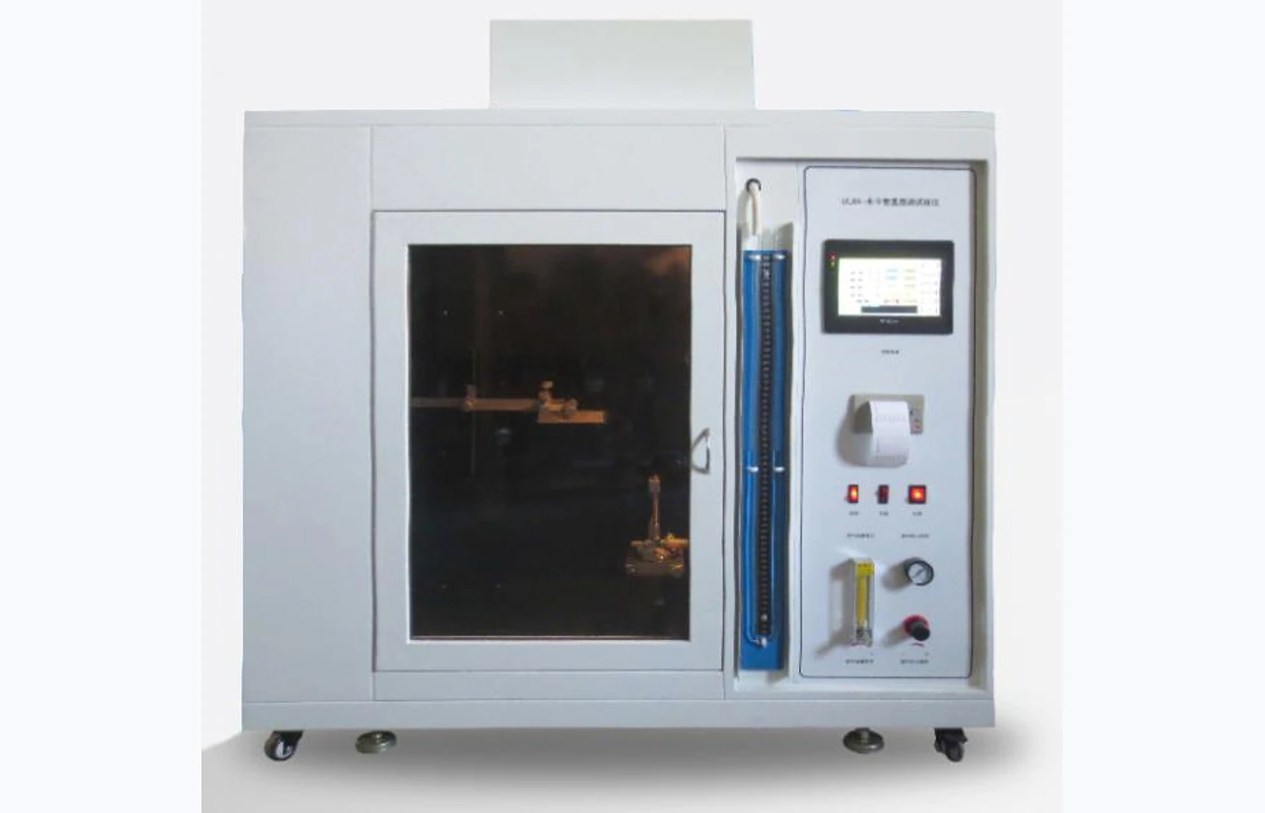 Representative Horizontal / Vertical Burning Testing equipment selected for the TESTDOG service catalogue