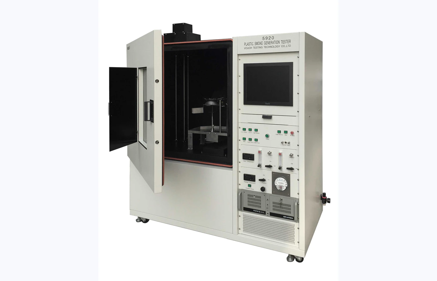 Representative Smoke Density Testing equipment selected for the TESTDOG service catalogue